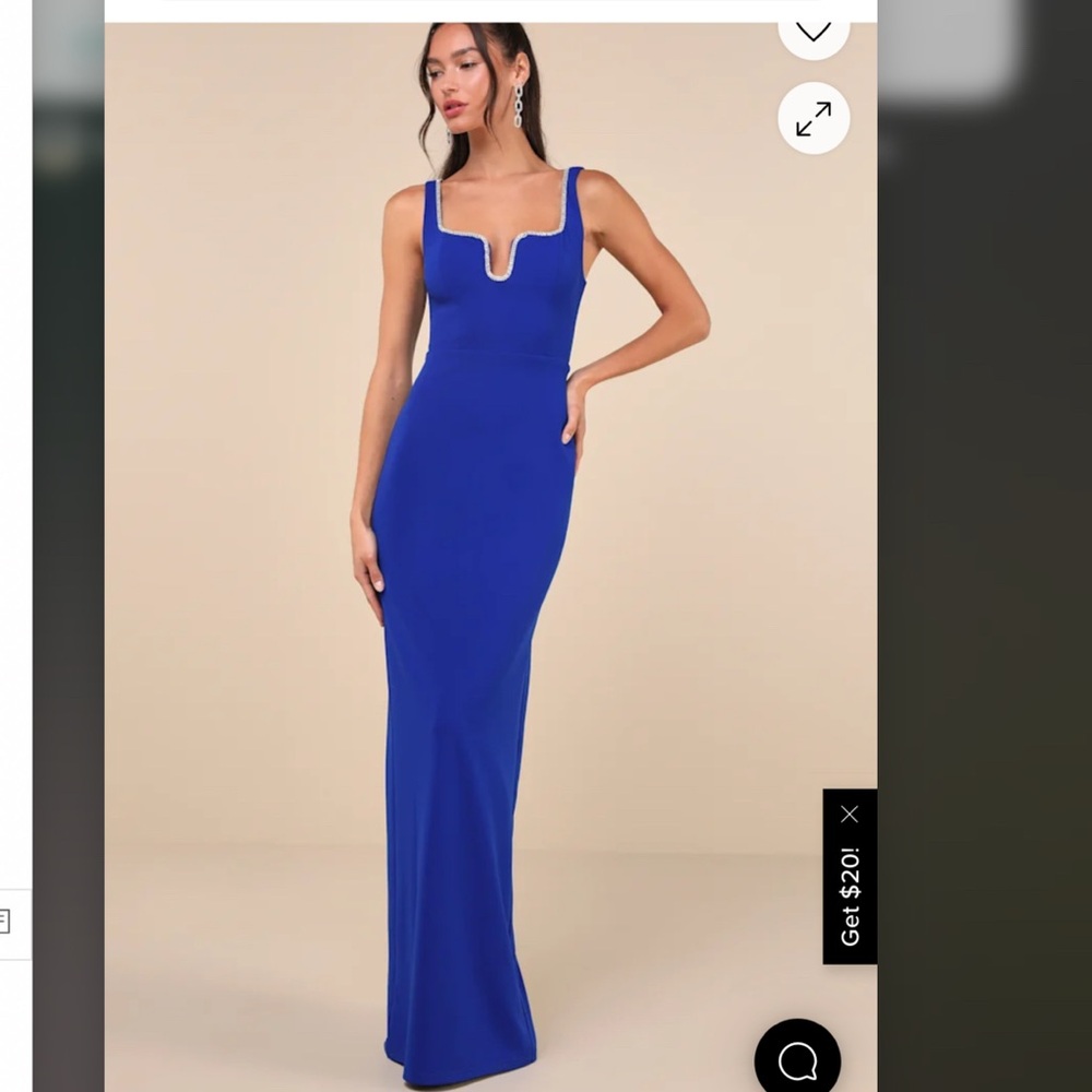 Elegant Blue Evening Gown